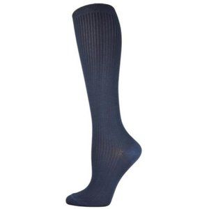 Girls School Uniform Knee High Bamboo Ribbed Socks